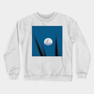 Moon Rising Through The Canopy Crewneck Sweatshirt